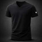 Royal Black V-Neck – Edge Mark black tshirt