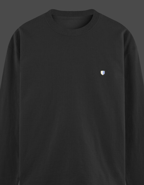 Royal Black Full Sleeve – Silent | Premium Black Full Sleeve T-Shirt